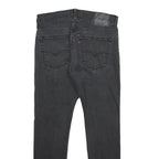 LEVI'S 512 Tapered Mens Jeans Black Slim Tapered Denim Medium W31 L30 Zip