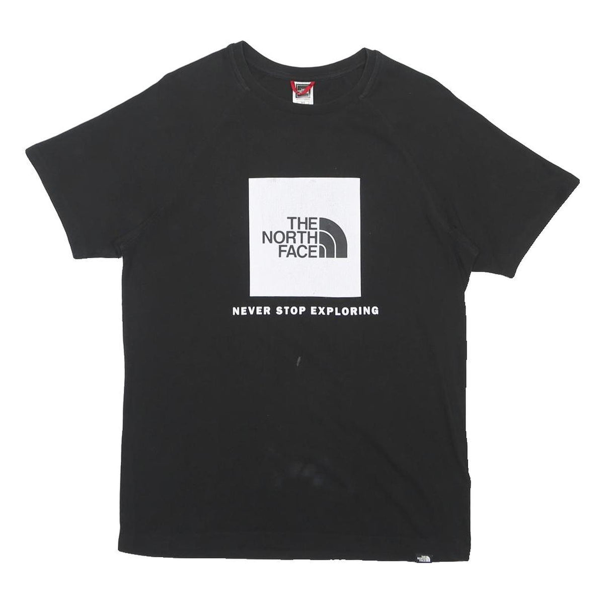 THE NORTH FACE Mens Black Graphic T-Shirt M Short Sleeve Crew Neck Exploring