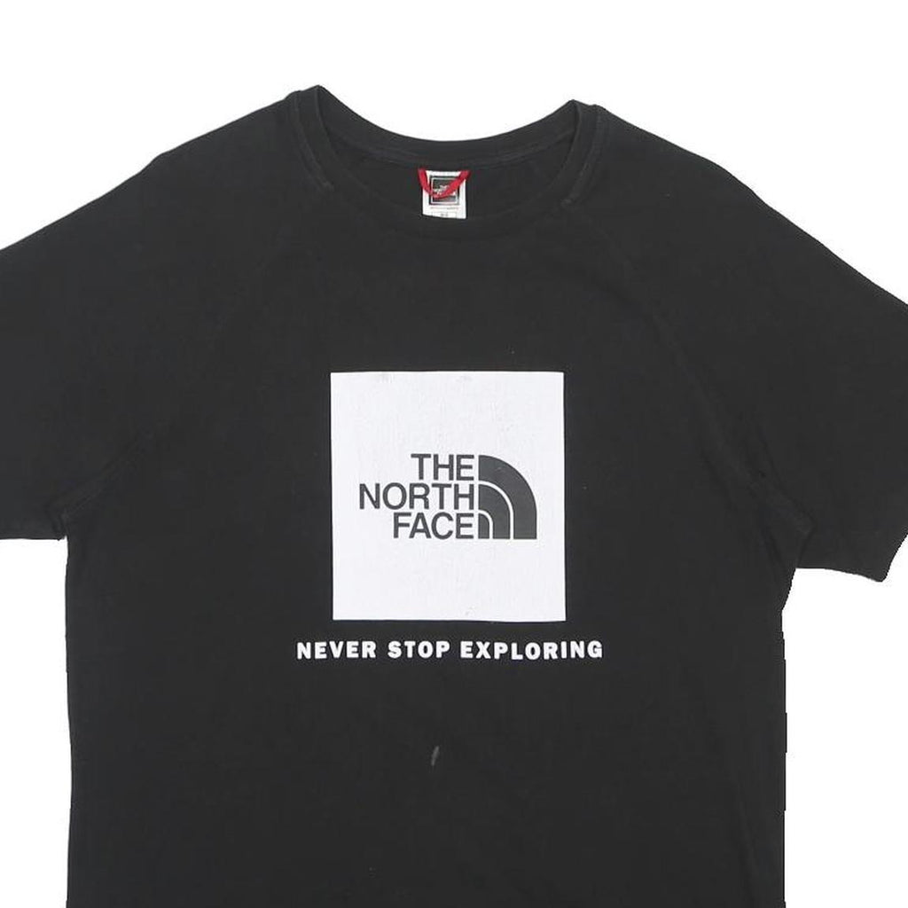 THE NORTH FACE Mens Black Graphic T-Shirt M Short Sleeve Crew Neck Exploring