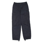 Womens Trousers Black Regular Straight W26 L29