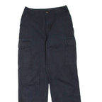 Womens Trousers Black Regular Straight W26 L29