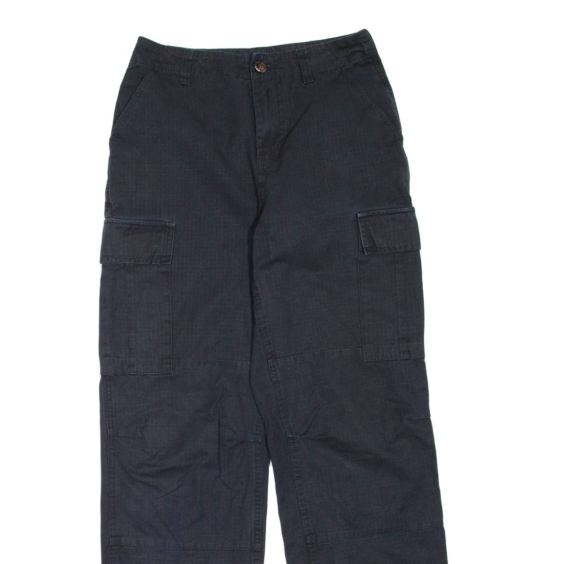 Womens Trousers Black Regular Straight W26 L29