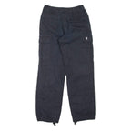 Womens Trousers Black Regular Straight W26 L29