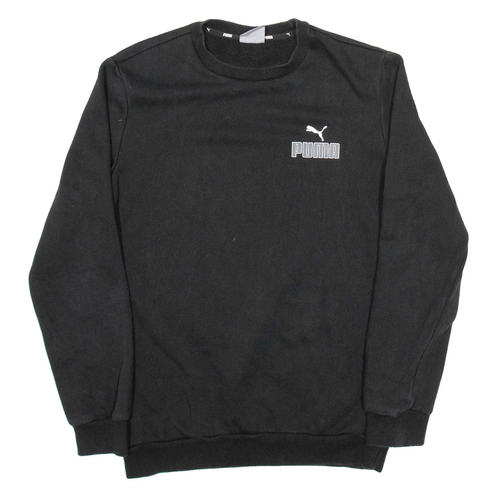 PUMA Womens Sweatshirt Black XS