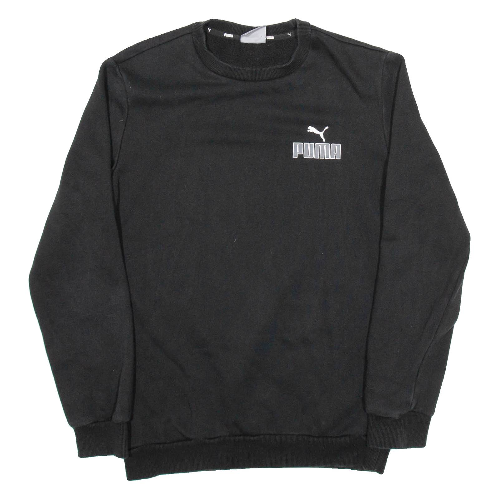 PUMA Womens Sweatshirt Black XS