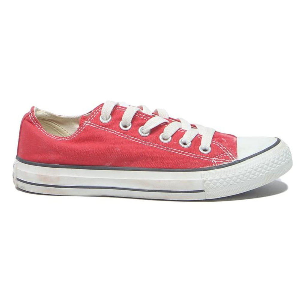 CONVERSE Womens Canvas Low Top Trainers Red UK 5 Classic Lightweight Lace-Up