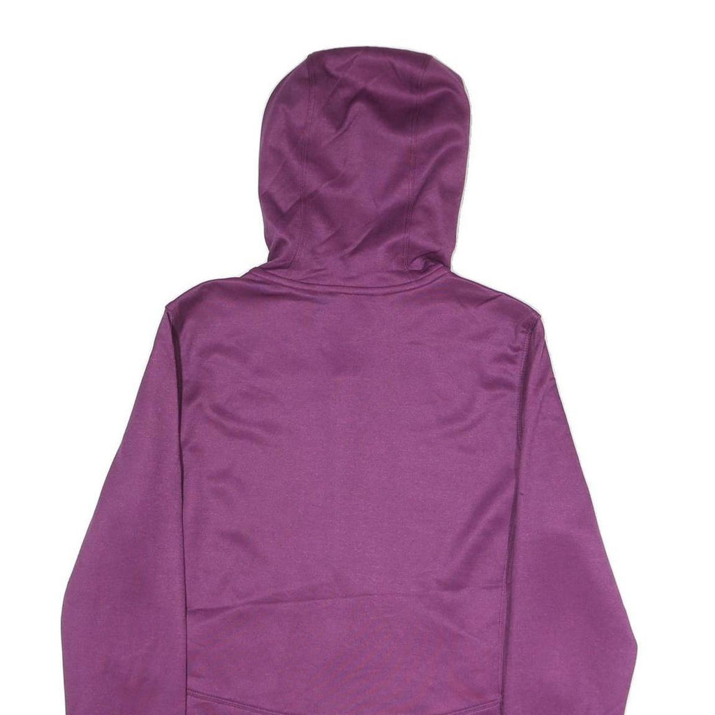 THE NORTH FACE Womens Purple & Pink Hooded Jacket L Polyester Blend Zip