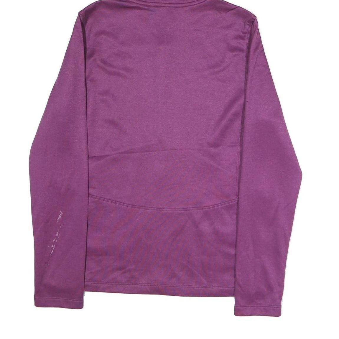 THE NORTH FACE Womens Purple & Pink Hooded Jacket L Polyester Blend Zip