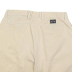 NAUTICA Mens Shorts Beige Casual Plain L W36 Cotton Blend Classic Comfort