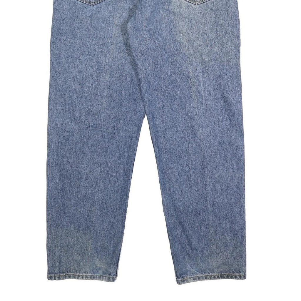 LEVI'S 550 Tapered Mens Jeans Blue Relaxed Cotton Medium W38 L32 Classic Zip