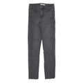 LEVI'S Womens Jeans Black Slim Skinny Denim Medium W27 L32 Stylish Classic Zip