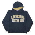TEAM EDITION Mens Navy & Gold Cathedral Fighting Irish Hoodie L Cotton Blend