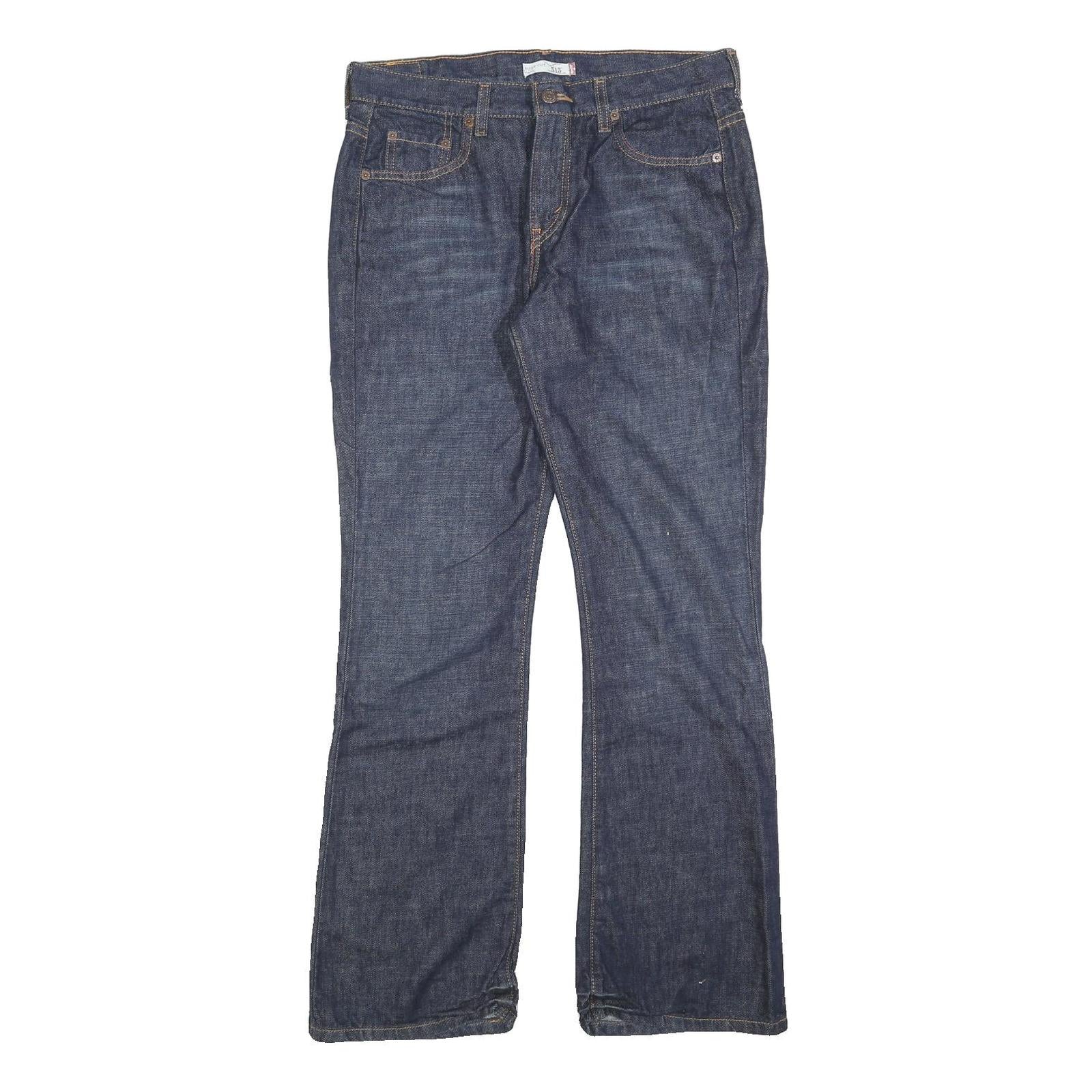 LEVI'S 515 Womens Jeans Blue Regular Bootcut Denim Medium W32 L32 Classic Fit