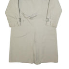 WESTBURY Mens Beige Double Breasted Trench Jacket L Cotton Classic Lightweight