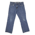DICKIES Mens Blue Regular Straight Denim Cotton Blend Medium W32 L30 Workwear