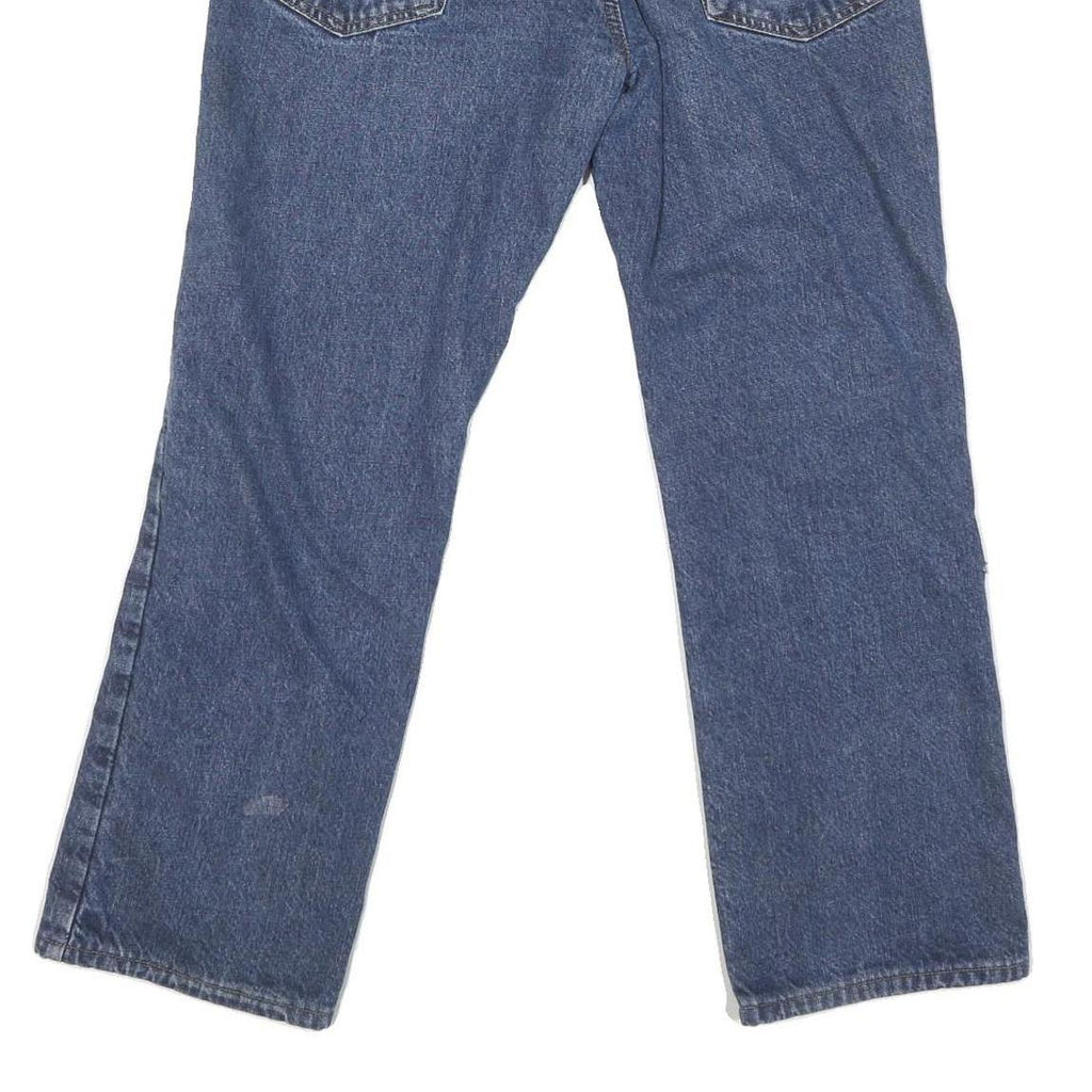 DICKIES Mens Blue Regular Straight Denim Cotton Blend Medium W32 L30 Workwear