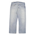 LEVI'S 501 Mens Regular Jeans Denim Light W32 L28 Classic Button Cotton Blend