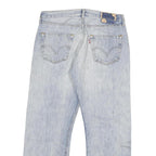 LEVI'S 501 Mens Regular Jeans Denim Light W32 L28 Classic Button Cotton Blend
