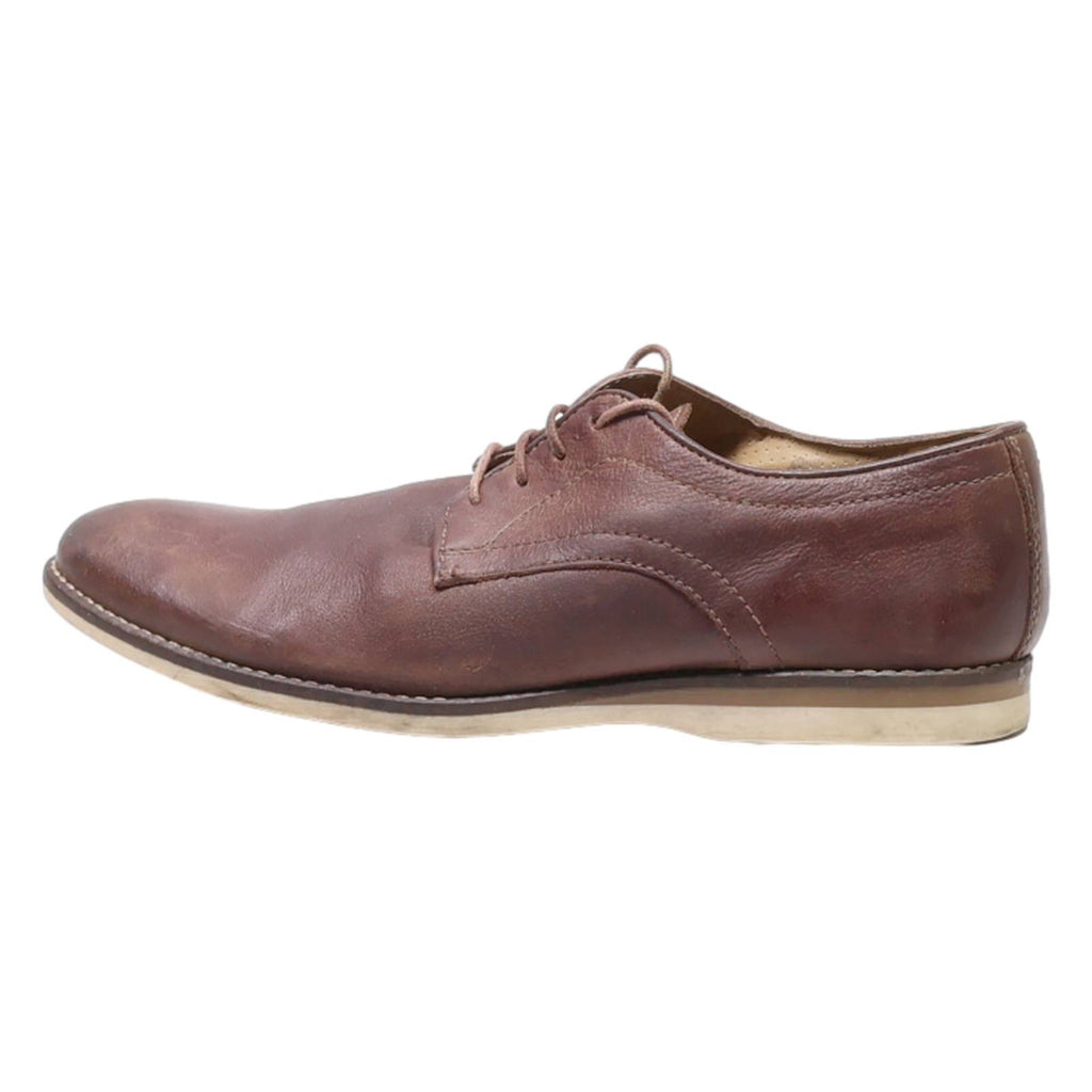 BASE LONDON Derby Shoes Brown Leather Mens UK 8