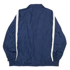 NIKE Mens Blue & White Sportswear Zip Jacket XL Polyamide Blend Lightweight