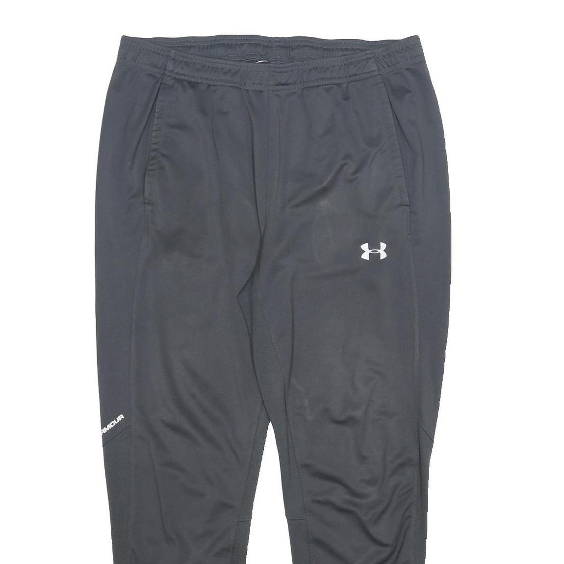UNDER ARMOUR Mens Joggers Black XL W32 L26 Polyester Blend Sports Casual Gym