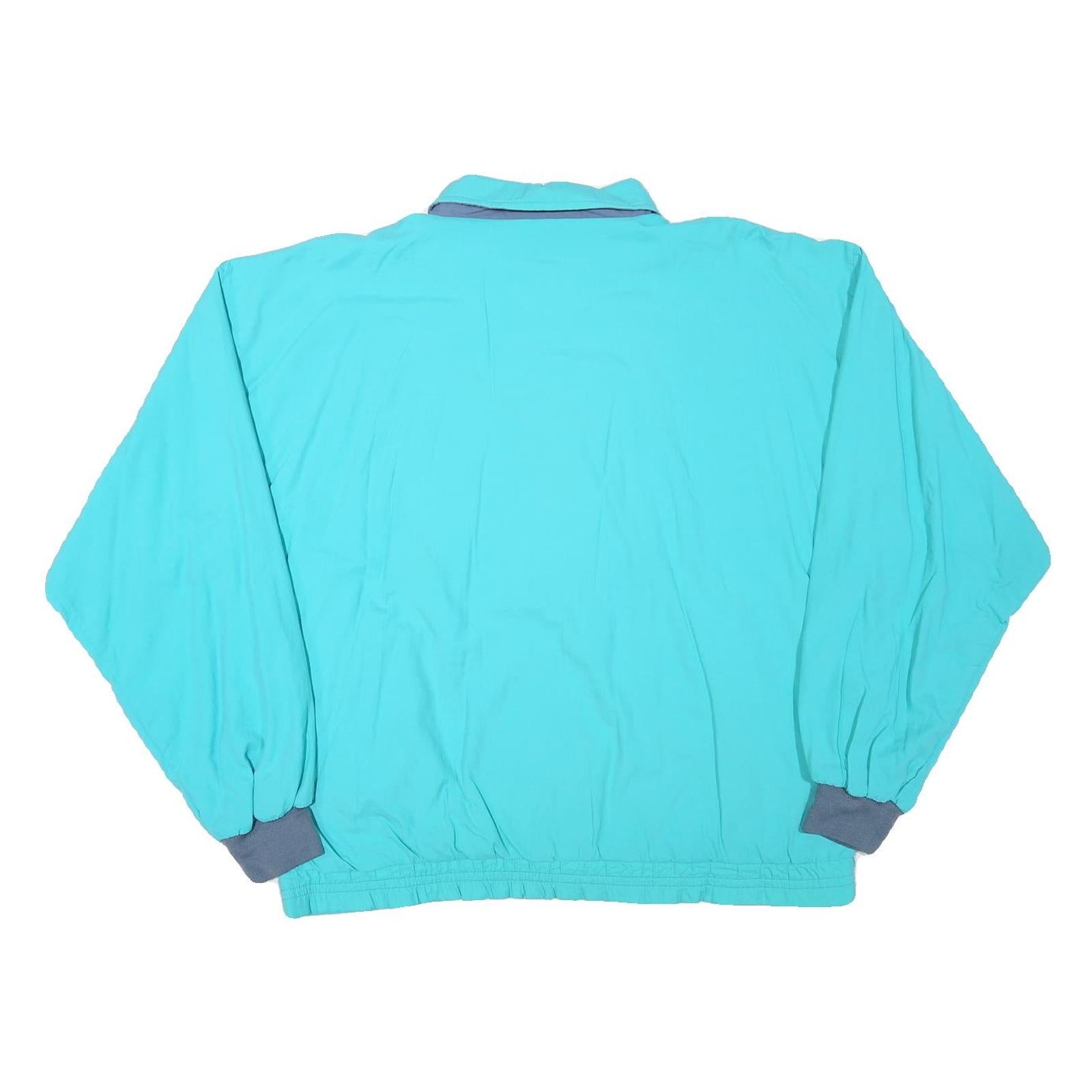 ODLO Mens Blue Zip Jacket XL Polyester Blend Outdoor Casual Lightweight