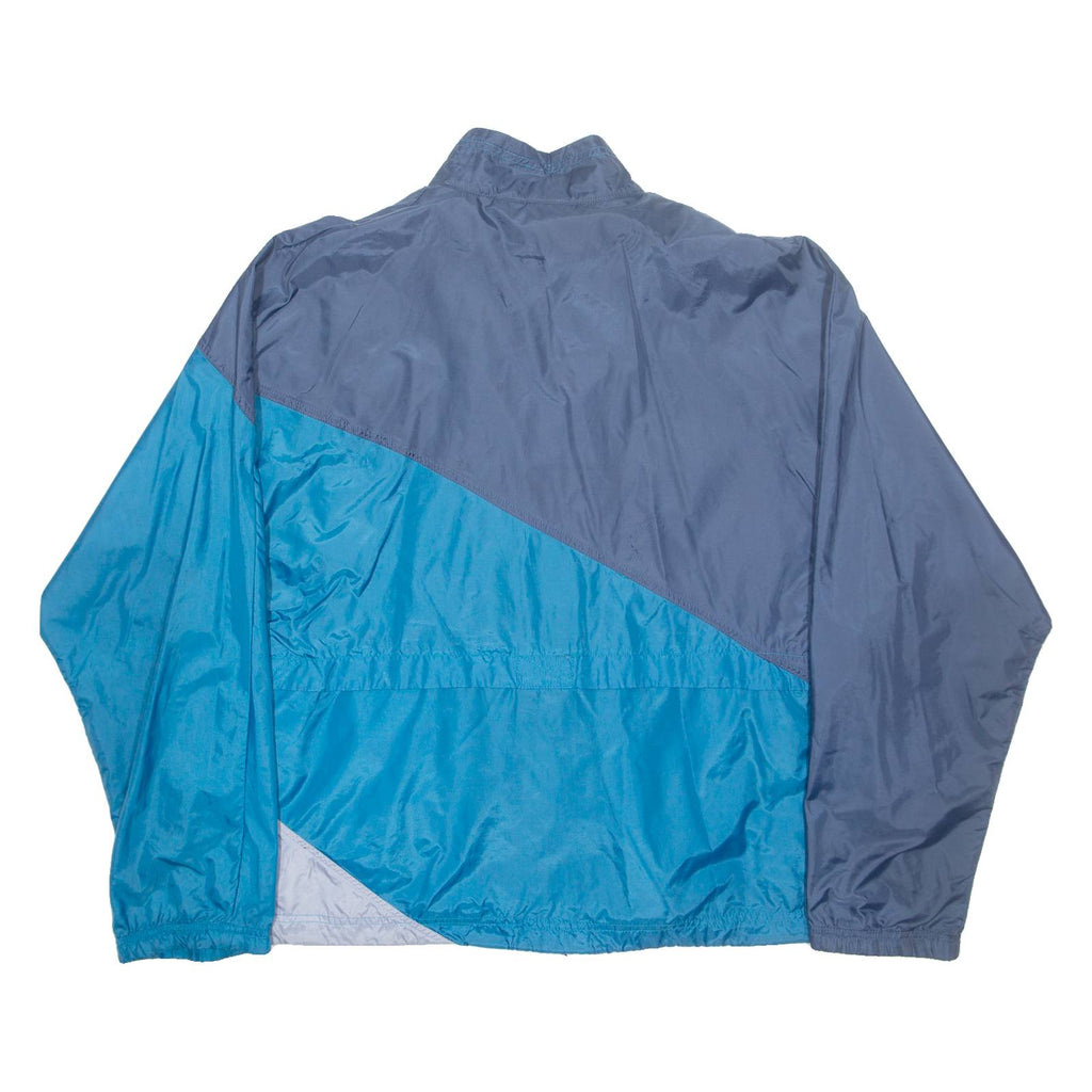 NIKE Mens Track Jacket Blue Nylon L