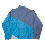 NIKE Mens Track Jacket Blue Nylon L
