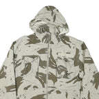 EURO JEANS Womens Beige & Olive Hooded Cotton Blend Jacket XL Cotton Blend