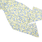 MINT VELVET Womens Blue & Yellow Floral Playsuit Linen Blend UK 14 Summer Casual