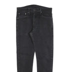 LEVI'S 512 Tapered Mens Jeans Black Slim Tapered Denim W30 L27 Classic Fit