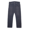 CARHARTT Mens Cotton Blend Navy Regular Fit Straight Leg Trousers W33 L32