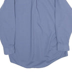 RED KAP Mens Blue Check Long Sleeve Shirt L Workwear Cotton Blend