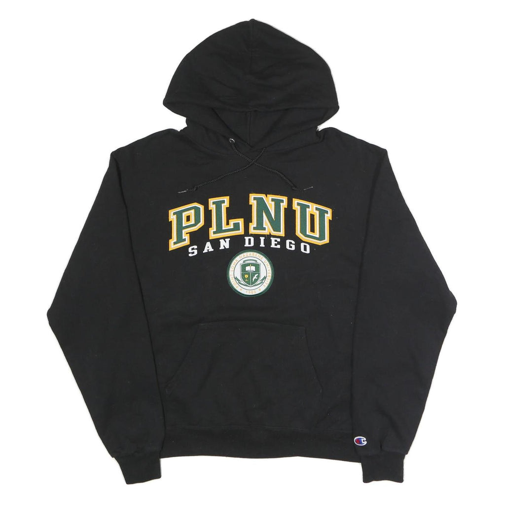 CHAMPION Mens Black PLNU San Diego Pullover Hoodie M Cotton Blend