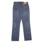 LEVI'S 10528 Womens Jeans Blue Regular Straight Denim Medium W28 L31 Classic Fit