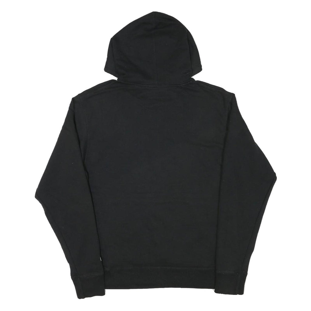 CHAMPION Mens Black Cotton Blend Pullover Hoodie M Camo Logo Sweatshirt