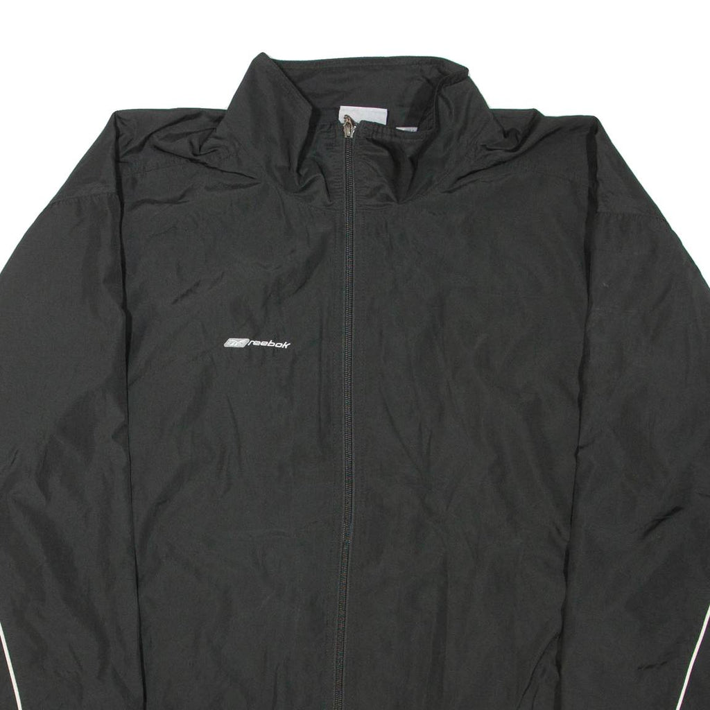 REEBOK Mens Track Jacket Green 2XL
