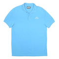 KAPPA Mens Blue Polo Shirt L Cotton Short Sleeve Classic Logo Casual