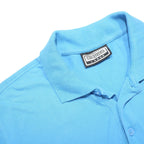 KAPPA Mens Blue Polo Shirt L Cotton Short Sleeve Classic Logo Casual