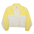 LEVI'S Womens Yellow & Cream Zip Jacket S Polyamide Colourblock Casual