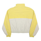 LEVI'S Womens Yellow & Cream Zip Jacket S Polyamide Colourblock Casual