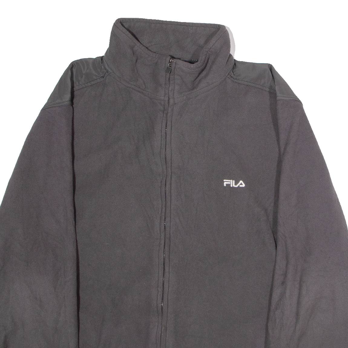 FILA Mens Fleece Jacket Grey L
