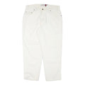 LEVI'S Womens White Relaxed Straight Denim Jeans W36 L28 Classic Zip Cotton
