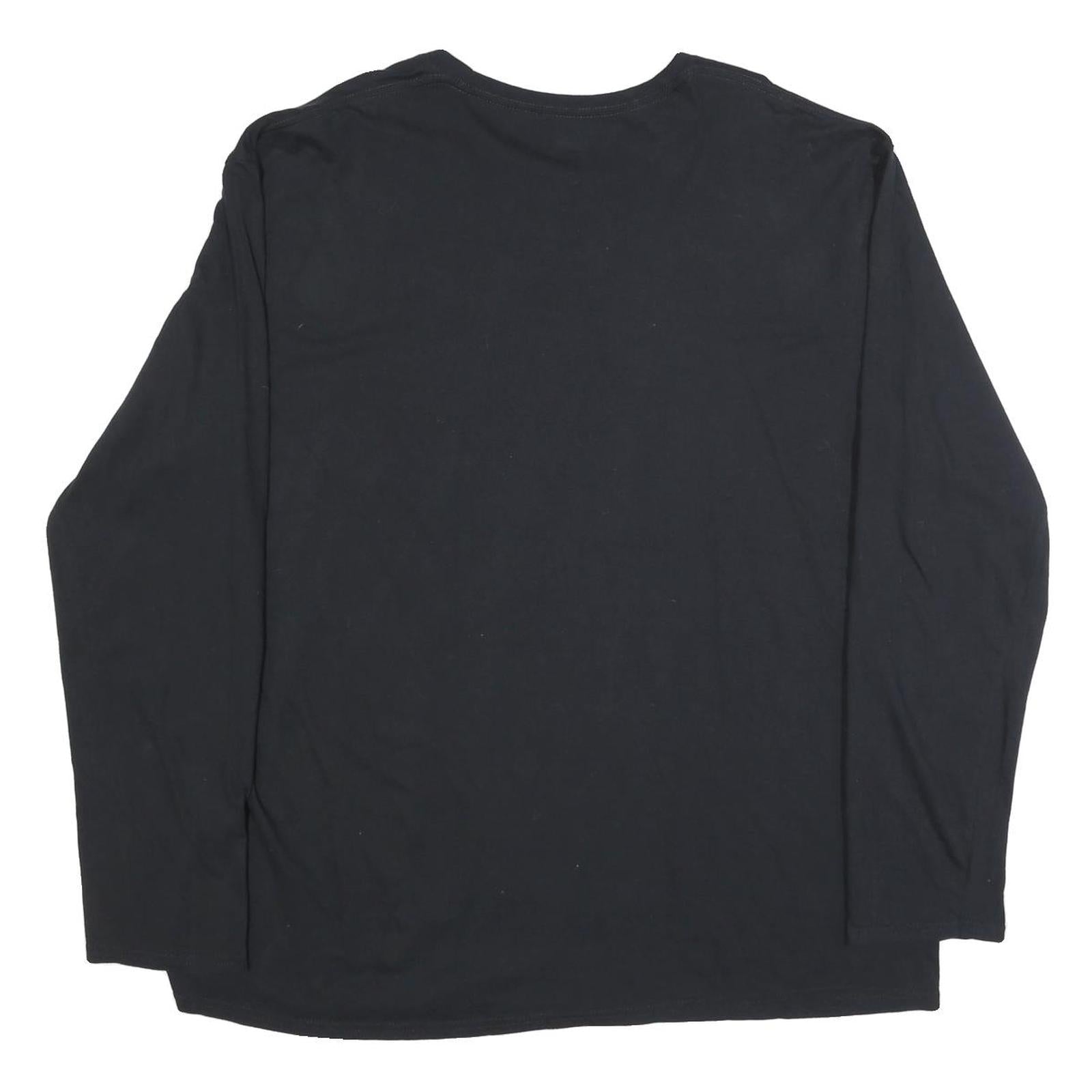 MAJESTIC Mens Black San Francisco Giants Graphic Long Sleeve Crew Neck 2XL