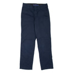 DICKIES Workwear Womens Trousers Blue Slim Tapered W30 L30