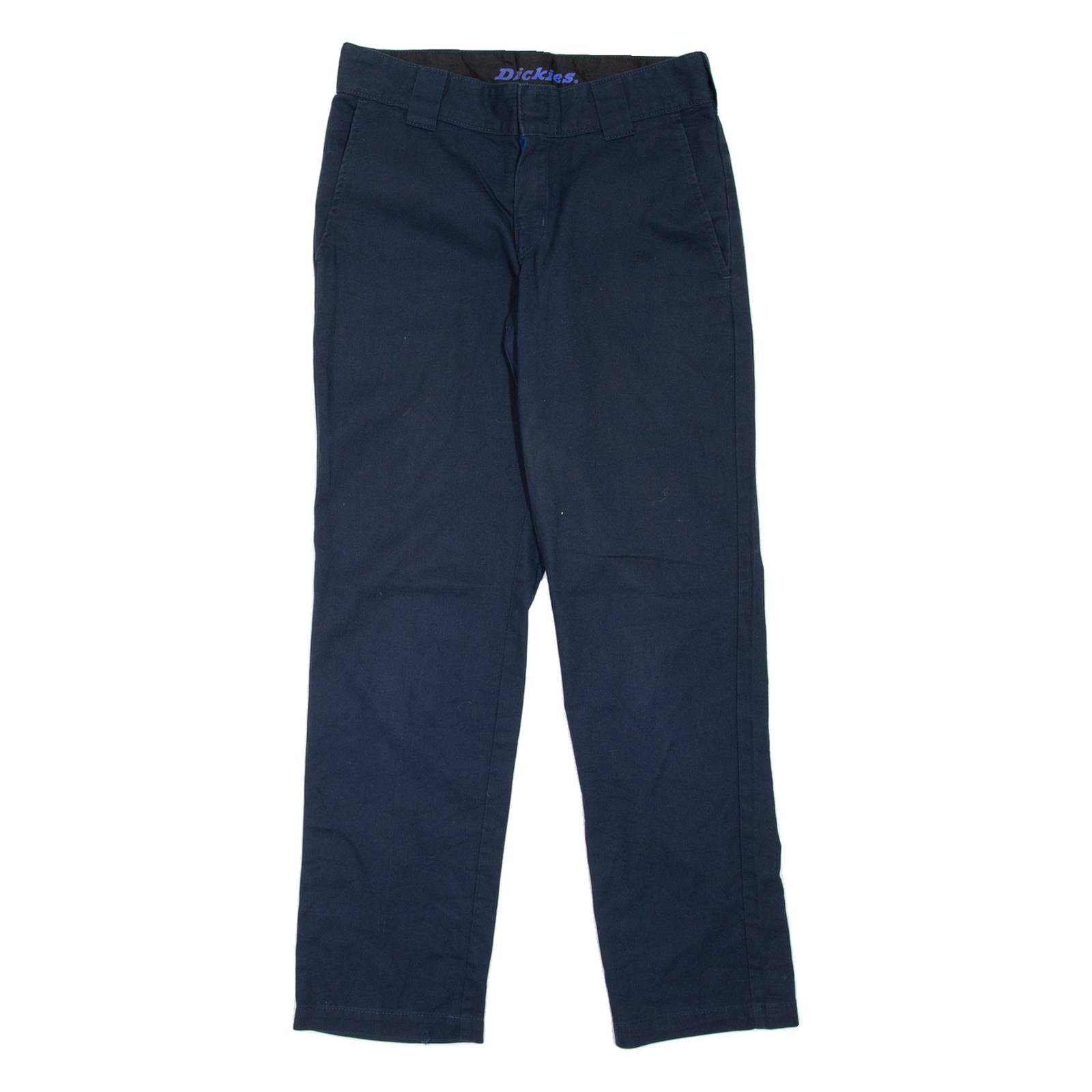 DICKIES Workwear Womens Trousers Blue Slim Tapered W30 L30