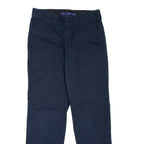 DICKIES Workwear Womens Trousers Blue Slim Tapered W30 L30