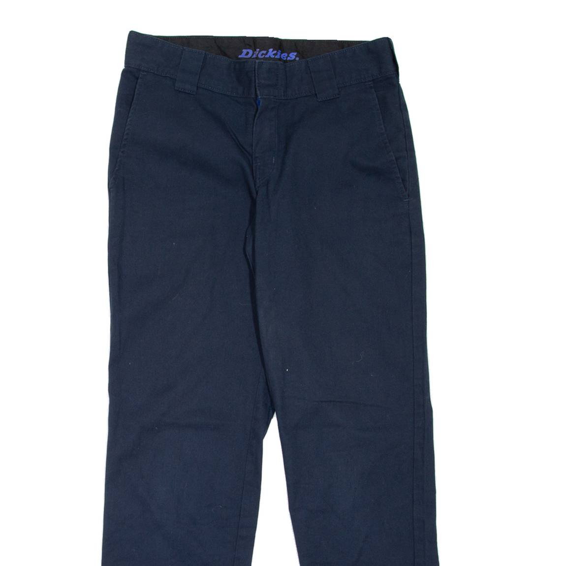 DICKIES Workwear Womens Trousers Blue Slim Tapered W30 L30