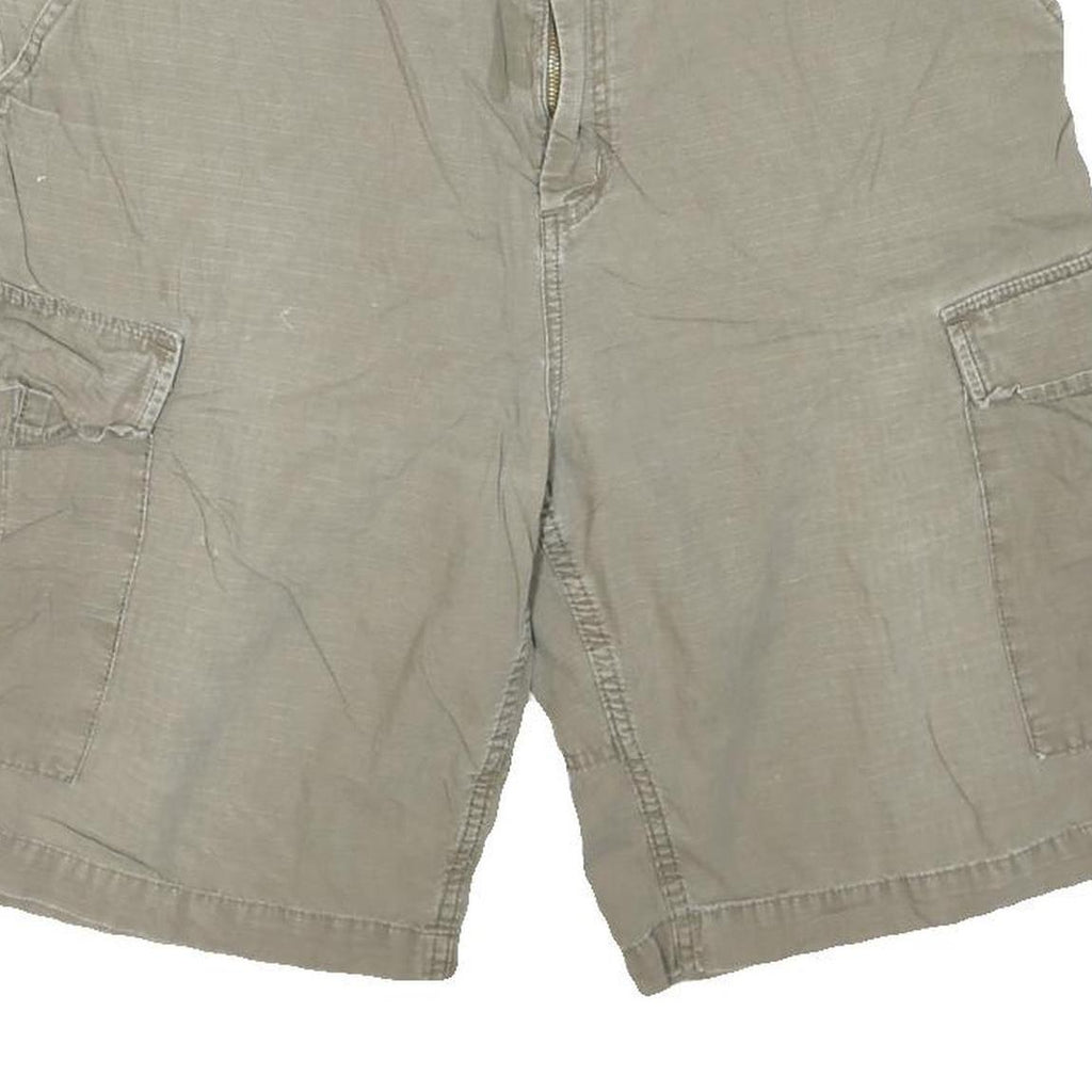 CARHARTT Mens Beige Cargo Shorts L W36 Practical Durable Cotton Blend