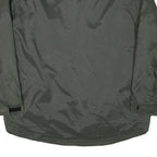 NIKE Mens Green & White Zip Jacket XL Polyester Blend Plain Lightweight